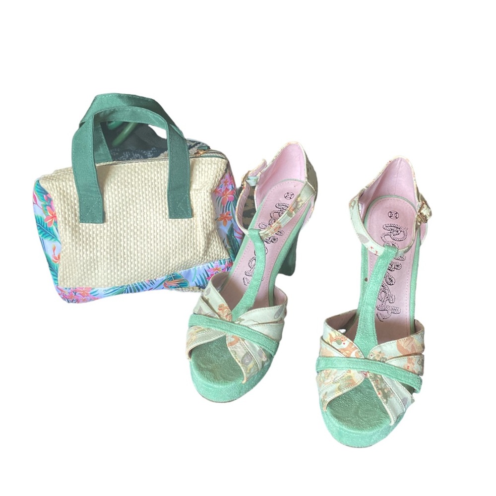Refresh Platform Sandal / mini bag